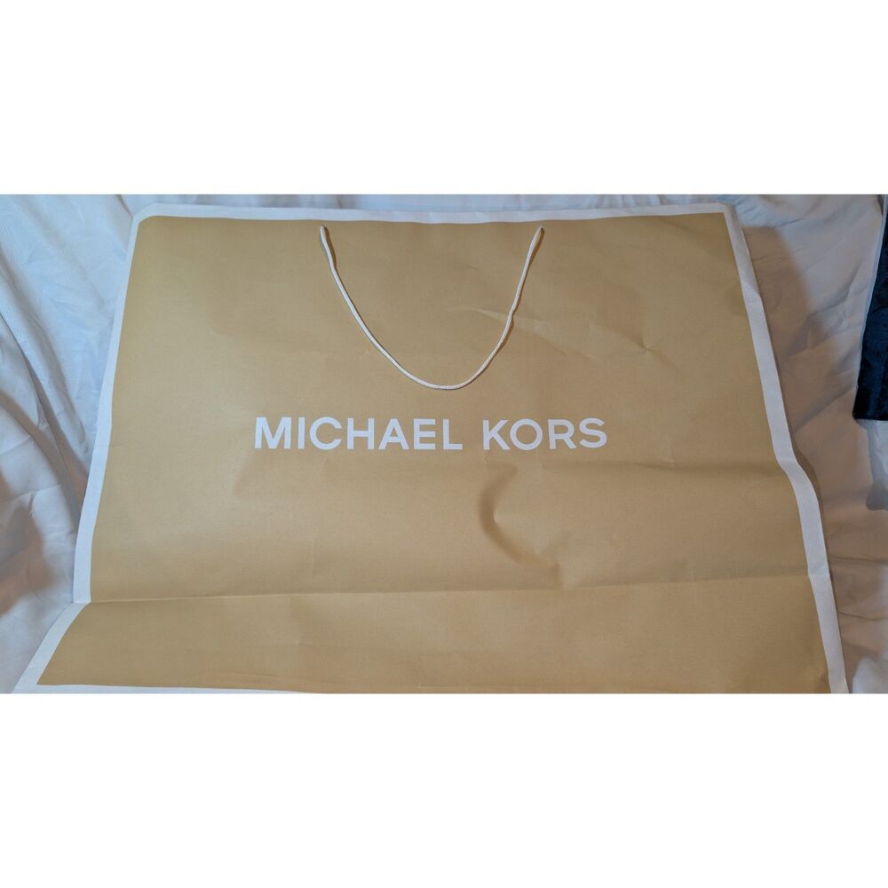 Michael Kors MK Large Paper Shopping Gift Bag Tot